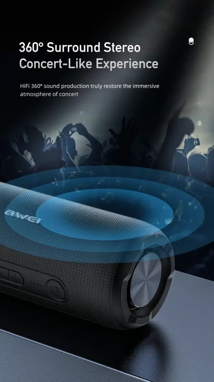 Awei Y669 Bluetooth Waterproof Outdoor Dual Speaker (31W) - Image 3