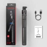 1630mm/64in C17 Tripod Selfie Stick 360° Auto Rotation Shooting Quadruped Phone Stand Face Track Bluetooth Remote Control Tripie