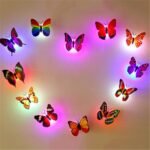 LED Butterfly Wall Stickers Color Changing Night Light 5 Pieces Set - Image 5