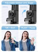 1630mm/64in C17 Tripod Selfie Stick 360° Auto Rotation Shooting Quadruped Phone Stand Face Track Bluetooth Remote Control Tripie - Image 33