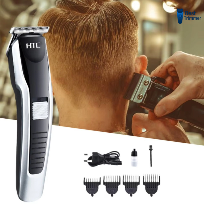 HTC AT 538 Rechargeable Hair and Beard Trimmer for Men - Image 2