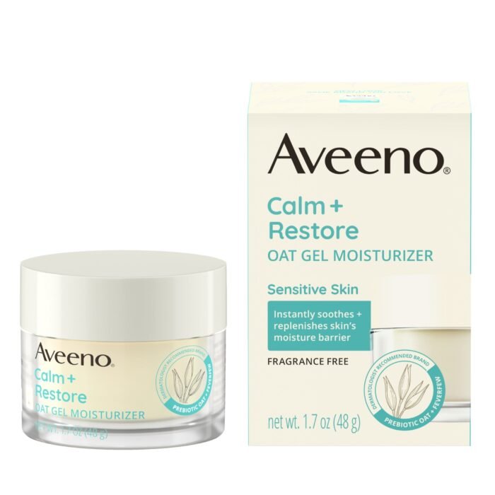 Aveeno Calm + Restore Oat Gel Face Moisturizer – 48g - Image 7