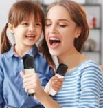 K12 Double Microphone Mini Karaoke System – Portable Audio Mic with RGB Lights & Bluetooth Wireless Speaker for Home Singing Party - Image 13