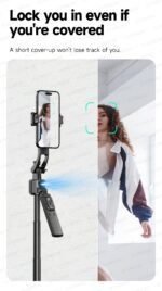 1630mm/64in C17 Tripod Selfie Stick 360° Auto Rotation Shooting Quadruped Phone Stand Face Track Bluetooth Remote Control Tripie - Image 22