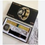 S9+V9 Ultra Max Smartwatch – HD AMOLED Screen Available in Gold Color in Straps