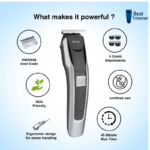 HTC AT 538 Rechargeable Hair and Beard Trimmer for Men - Image 4