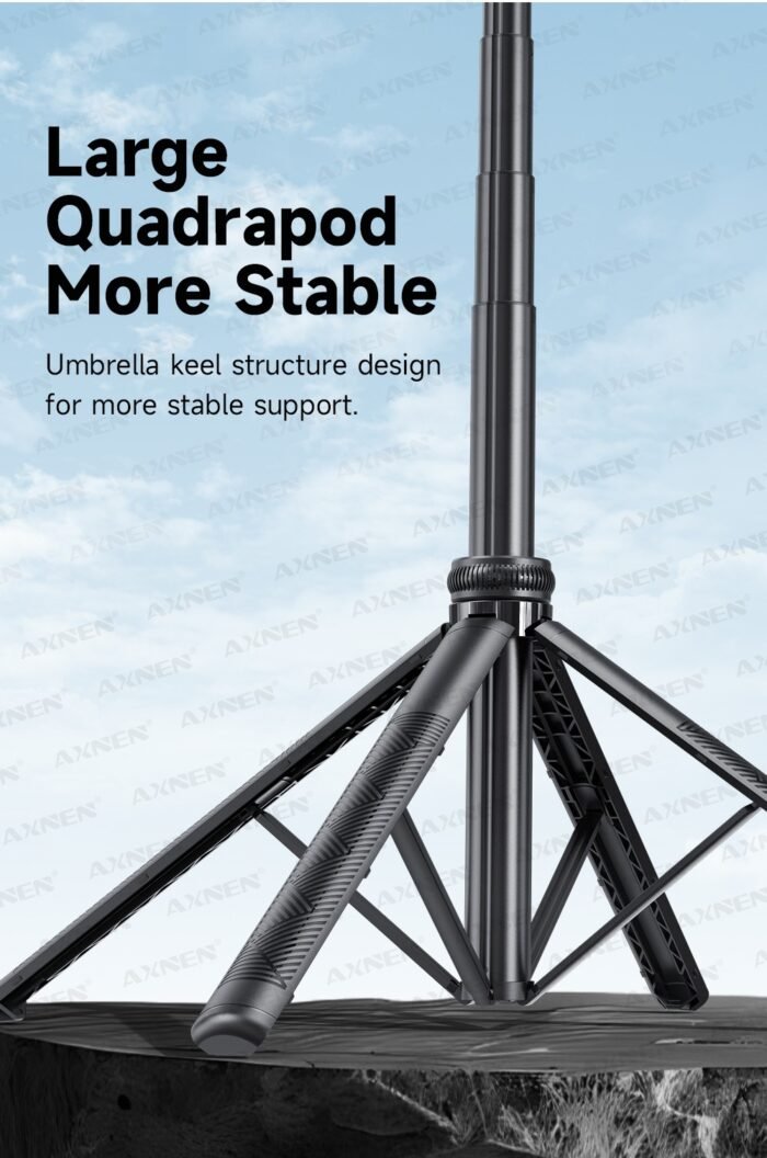 1630mm/64in C17 Tripod Selfie Stick 360° Auto Rotation Shooting Quadruped Phone Stand Face Track Bluetooth Remote Control Tripie - Image 30