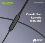 Oraimo Lite CONCH E-10 Earphones – Premium Sound, Strong Bass, & Built-in Mic for Clear Calls & Music - Image 4