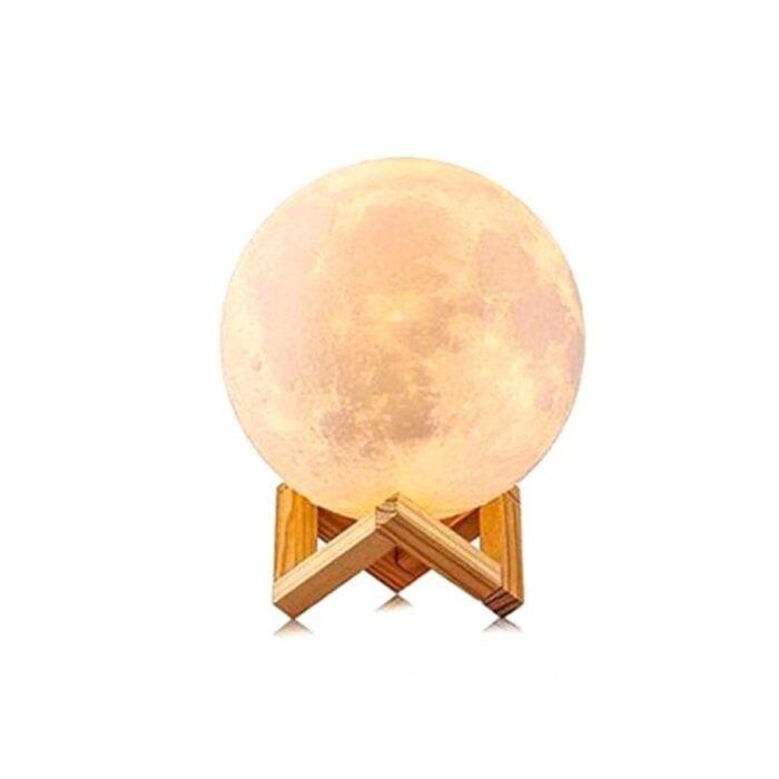 3D Moon Lamp 16 Colors Remote & Touch - 15 cm - Image 3