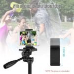 3366 Aluminum Tripod (55-Inch), Universal Lightweight Tripod with Mobile Phone Holder Mount & Carry Bag for All Smart Phones, Gopro, Cameras - Image 3