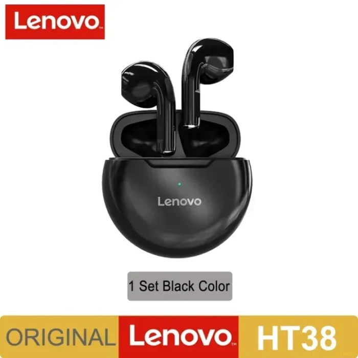 HT38 Lenovo Original Bluetooth 5.0 TWS Earphone Wireless Headphones Waterproof Sport Headsets Noise Reduction Earbuds With Mic - Image 12