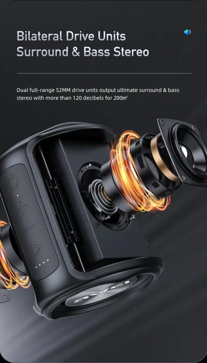 Awei Y310 Speaker Bluetooth Subwoofer High Power Wireless Speaker - Image 3