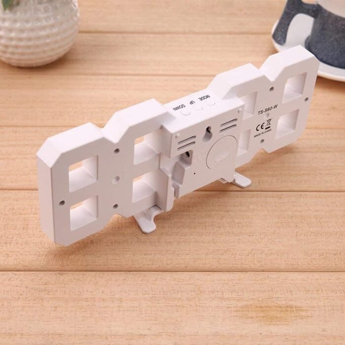 3D LED Digital Clock Electronic Table Clock Alarm Clock Wall Glowing Hanging Clocks - Wall Clock - Image 11