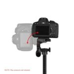 3366 Aluminum Tripod (55-Inch), Universal Lightweight Tripod with Mobile Phone Holder Mount & Carry Bag for All Smart Phones, Gopro, Cameras - Image 4