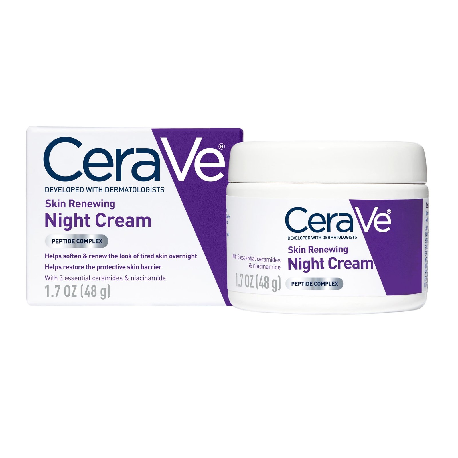 CeraVe Skin Renewing Night Cream – 48g - Image 1