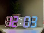 3D LED Digital Clock Electronic Table Clock Alarm Clock Wall Glowing Hanging Clocks - Wall Clock - Image 16