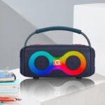 ET-312 RGB Party Speaker Double Horn Mini Outdoor Portable Wireless Bluetooth Rechargeable Speaker With Coloured Lights DJ Sound - Image 13