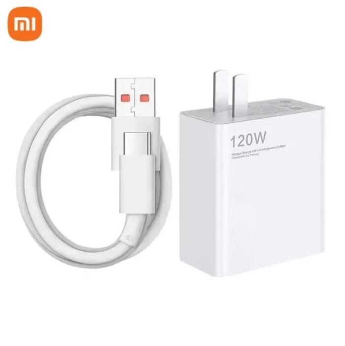 Xiaomi GaN Charger 120W Type-C Fast Charger with Type-C Cable Wall Charger Power Adapter Compatible with Xiaomi/Huawei/Galaxy 100-240V - Image 3