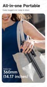 1630mm/64in C17 Tripod Selfie Stick 360° Auto Rotation Shooting Quadruped Phone Stand Face Track Bluetooth Remote Control Tripie - Image 17