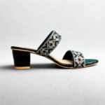 Women’s Midnight Jeweled Heels — Black - Image 2