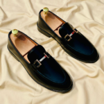 Elite Black Horsebit Loafers