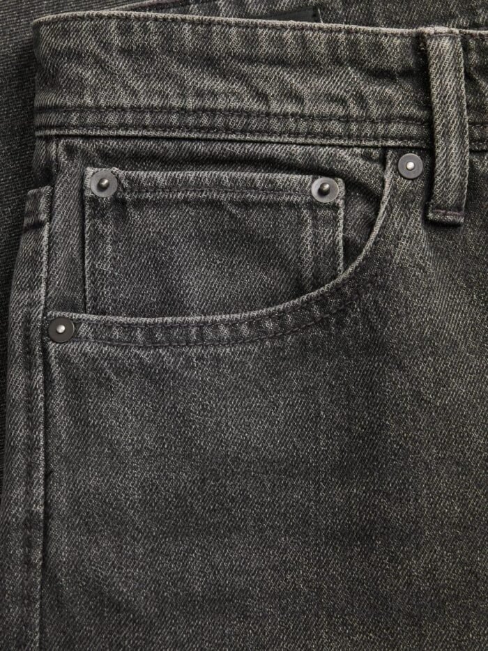 Men’s Jack & Jones Comfort-Tex Skinny Fit Jeans (Black) - Image 4