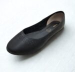 Casual Wear Pumps with Laser Cut-out Upper - Black