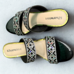 Women’s Midnight Jeweled Heels — Black - Image 3