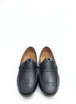 Exclusive Design Genuine Leather Loafers - Black - Image 3