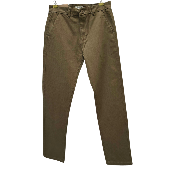 Men’s Dockers Slim Fit Twill Trousers – Brown - Image 2