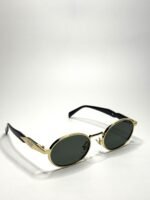 prada milano stainless steel Uv400 protection lens golden sunglass for ladies - Image 4