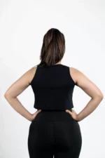 Chief Crop Top for Women - Black - Image 2