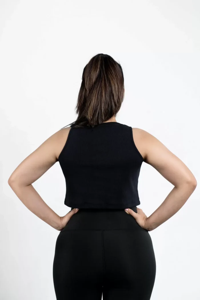 Chief Crop Top for Women - Black - Image 2