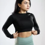 Redeem Crop Top for Women - Black