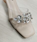 Transparent Rhinestone Women's Heel for All Season - Image 3