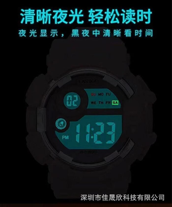 Iridescent Digital LED multifunction Sports Watch - Image 8