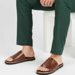 Men’s Artisan Genuine Leather Slide Sandals