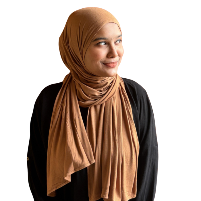 Women’s Imported Comfort Hijab – Sandstone Nude - Image 6