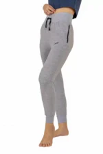 High Waist BUR Joggers for Women - Grey