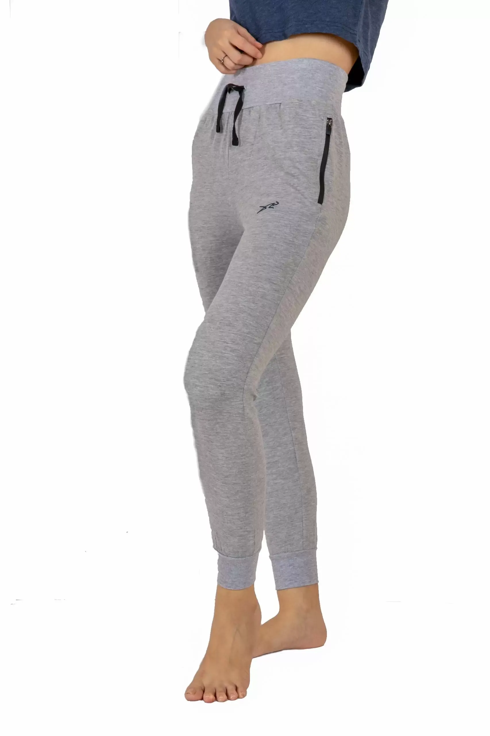 5f763c95-5e79-4105-8fc7-bcce8bad112c High Waist BUR Joggers for Women - Grey - Image 1
