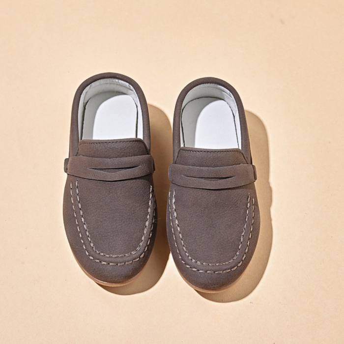 Imported China Urban Explorer Kids Casual Loafers -Brown - Image 2