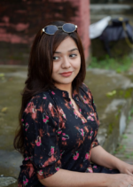 Kurimukul Digital Printed Lilen Co-ords - Black - Image 5