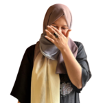 Women’s Imported Chiffon Hijab – Berry Blush - Image 4