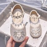 Kids Princess Tiara Sparkle Flats - Image 3