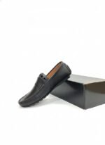 Exclusive Design Genuine Leather Loafers - Black - Image 2
