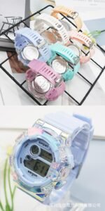 Iridescent Digital LED multifunction Sports Watch - Image 3