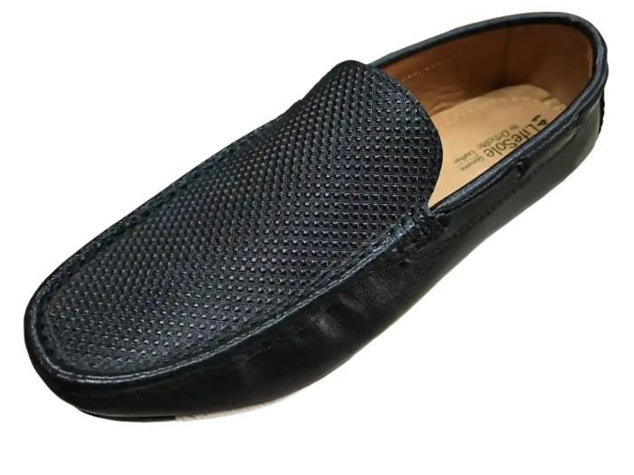 Dice Leather Loafer Black for Men - Image 2