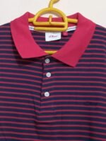 Premium S.Oliver Polo Tee Shirt - Red - Image 2