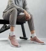 Comfort Fit Casual Running Shoes- Pink - Image 3