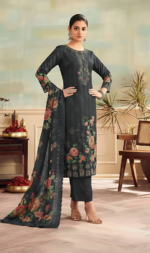 Delhi Boutiques Unstitched Cotton Three Piece - Mirage